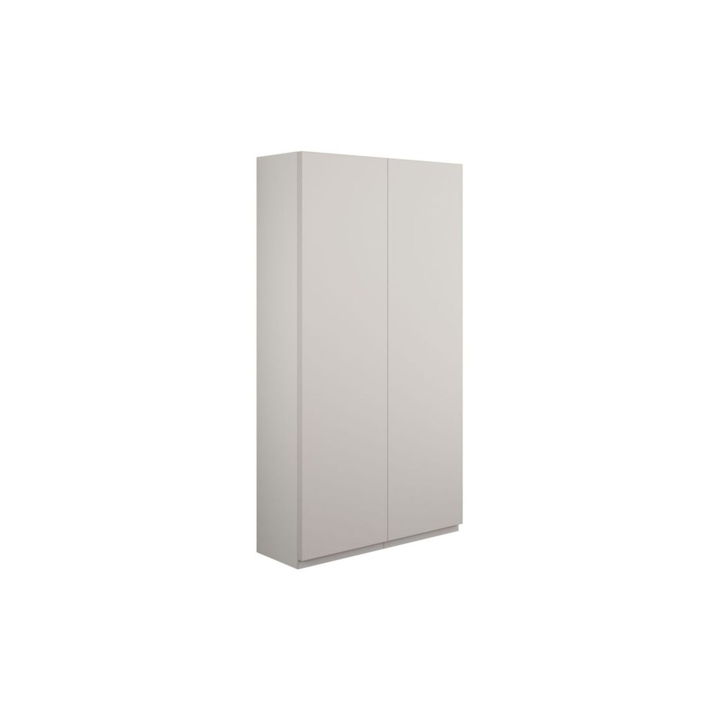 Evara 600mm Slim 2 Door Storage Unit - Matt Dove Grey (Grey Cab)