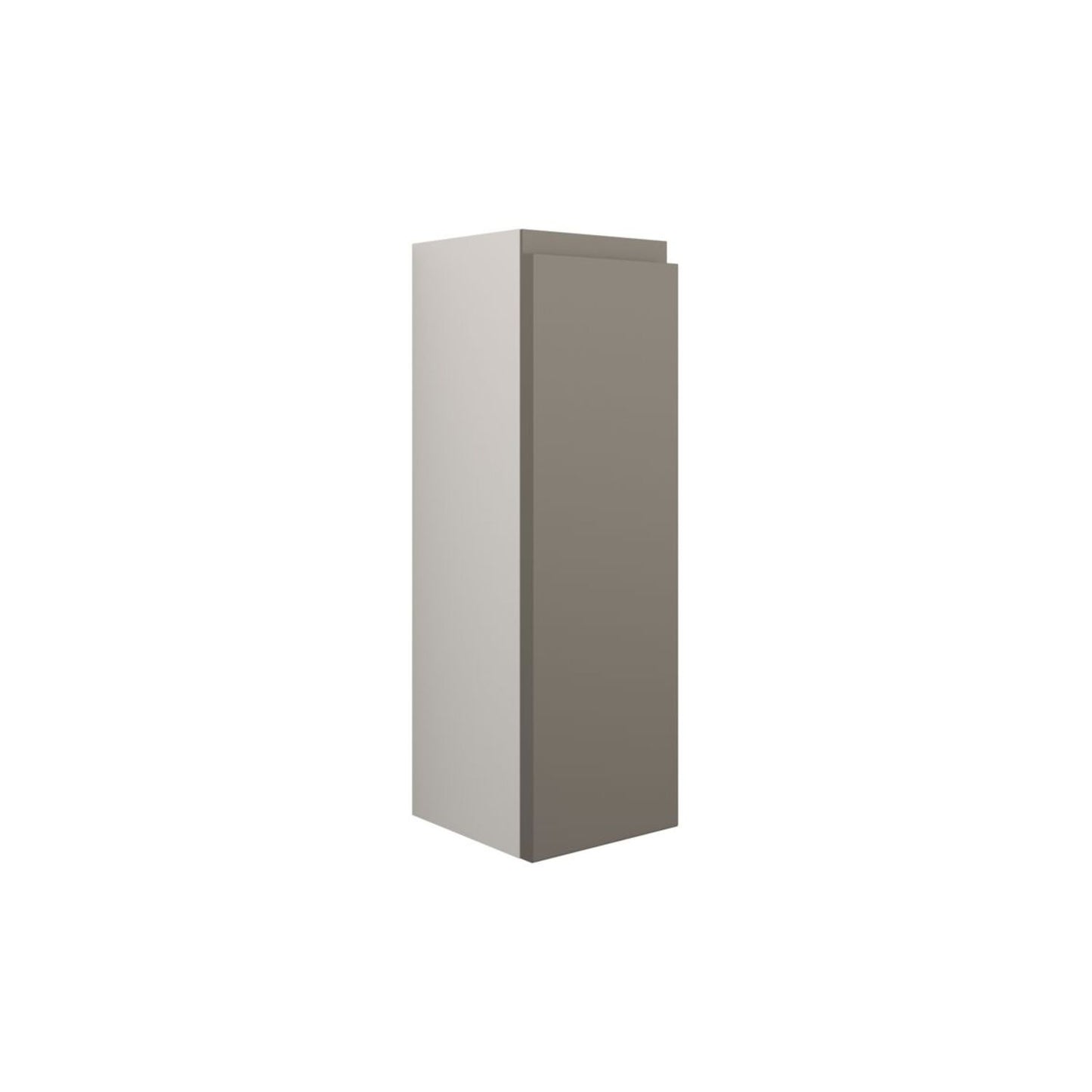 Evara 200mm Slim Base Unit - Matt Stone (Grey Cab)
