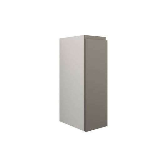 Evara 200mm Standard Toilet Roll Unit - Matt Stone (Grey Cab)