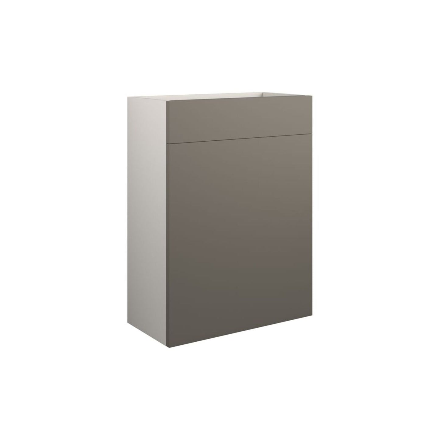 Evara 600mm Standard WC Unit - Matt Stone (Grey Cab)