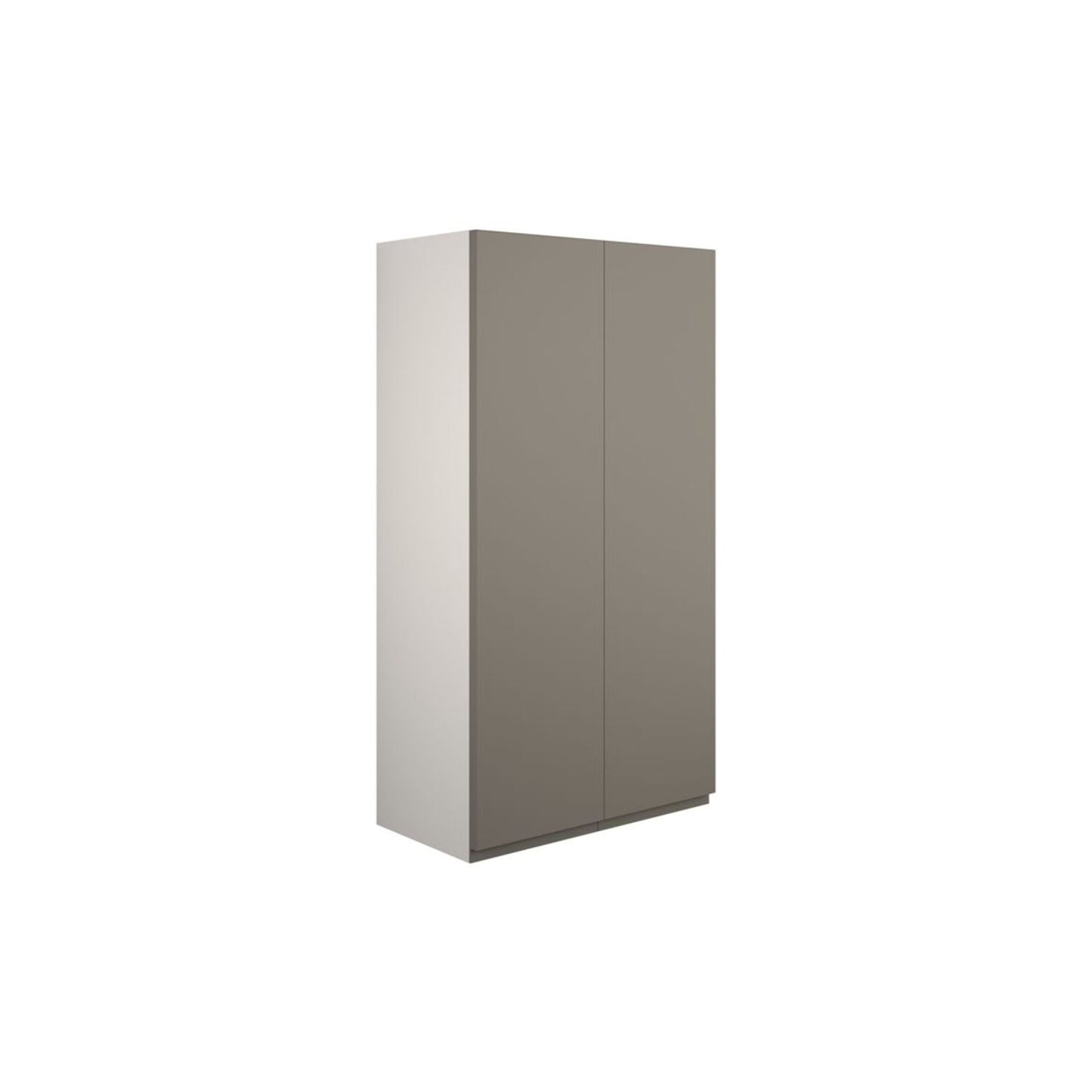 Evara 600mm Standard 2 Door Storage Unit - Matt Stone (Grey Cab)