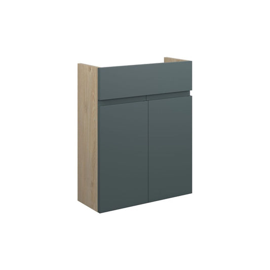 Evara 500mm Slim Basin Unit - Matt Green Camo (Oak Cab)