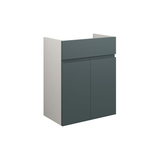 Evara 500mm Standard Basin Unit - Matt Green Camo (Grey Cab)