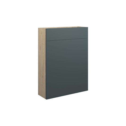 Evara 600mm Slim WC Unit - Matt Green Camo (Oak Cab)
