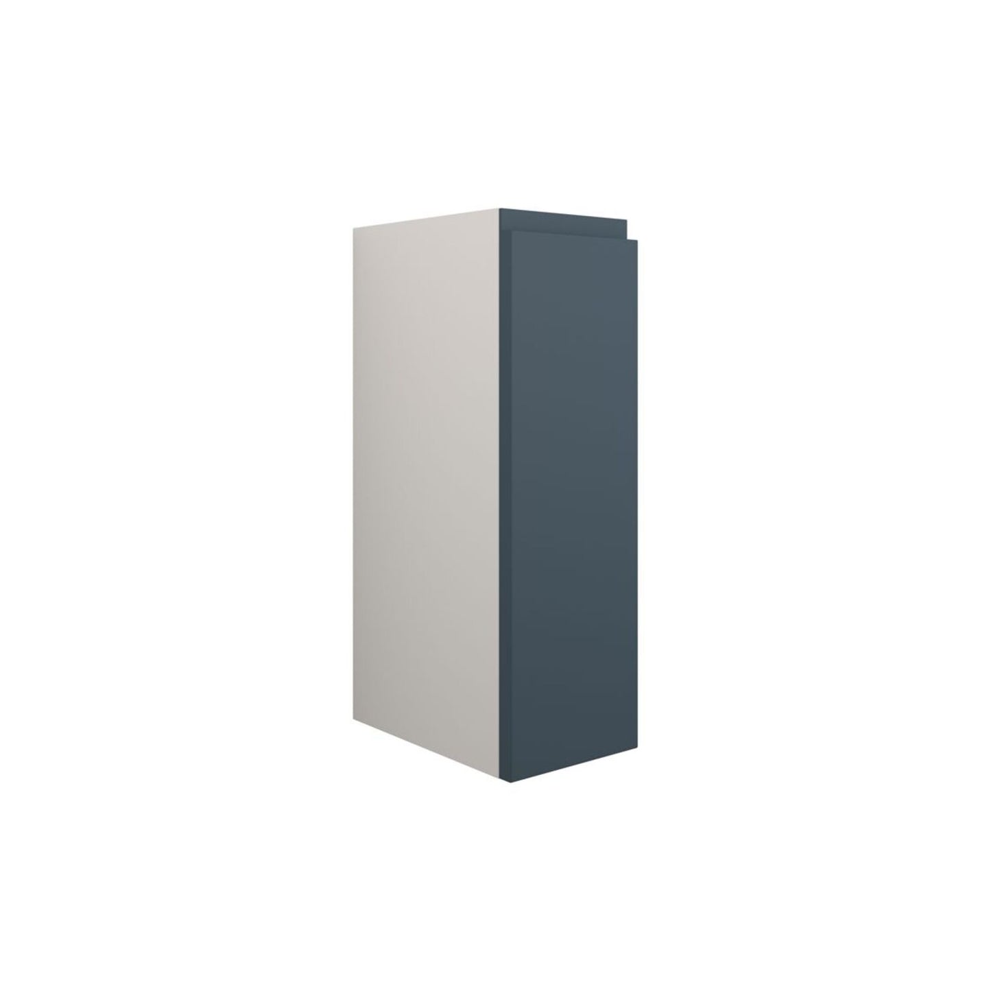 Evara 200mm Standard Toilet Roll Unit - Matt Arley Blue (Grey Cab)