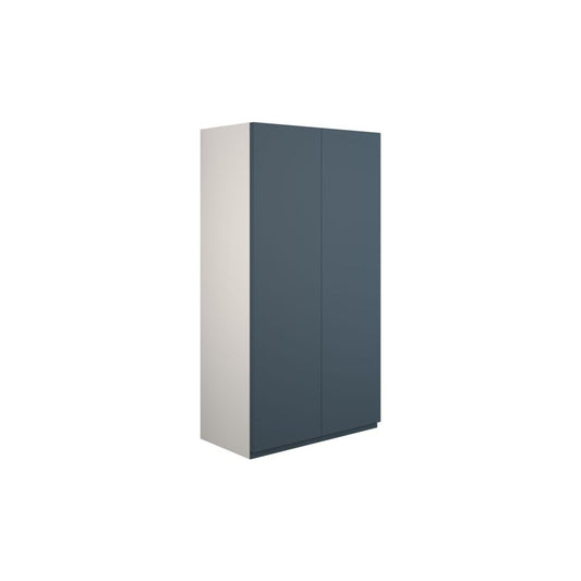 Evara 600mm Standard 2 Door Storage Unit - Matt Arley Blue (Grey Cab)