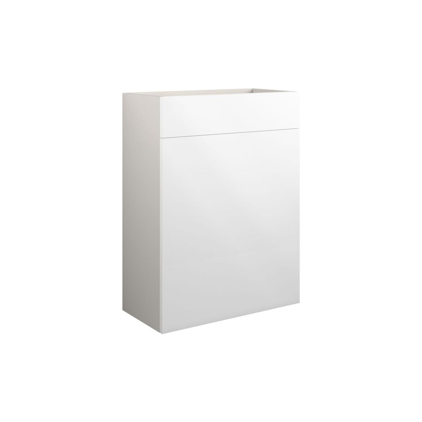 Junari 600mm Standard WC Unit - White Gloss (Grey Cab)