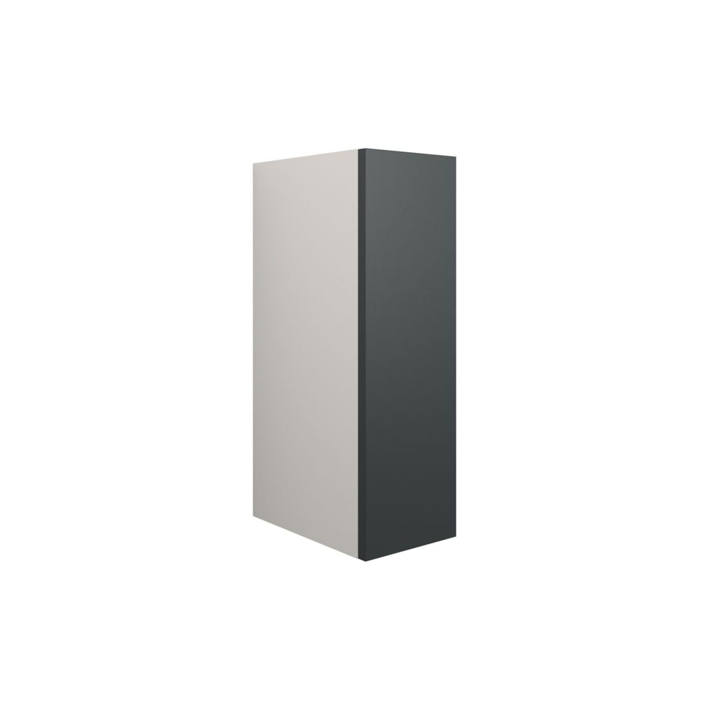 Junari 200mm Standard Toilet Roll Unit - Matt Graphite Grey (Grey Cab)