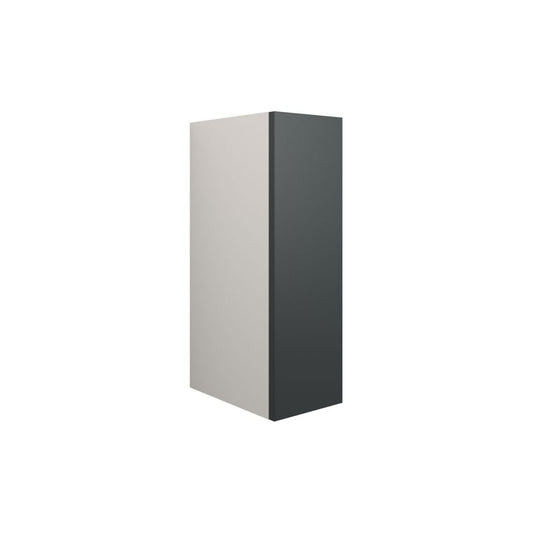 Junari 200mm Standard Toilet Roll Unit - Matt Graphite Grey (Grey Cab)