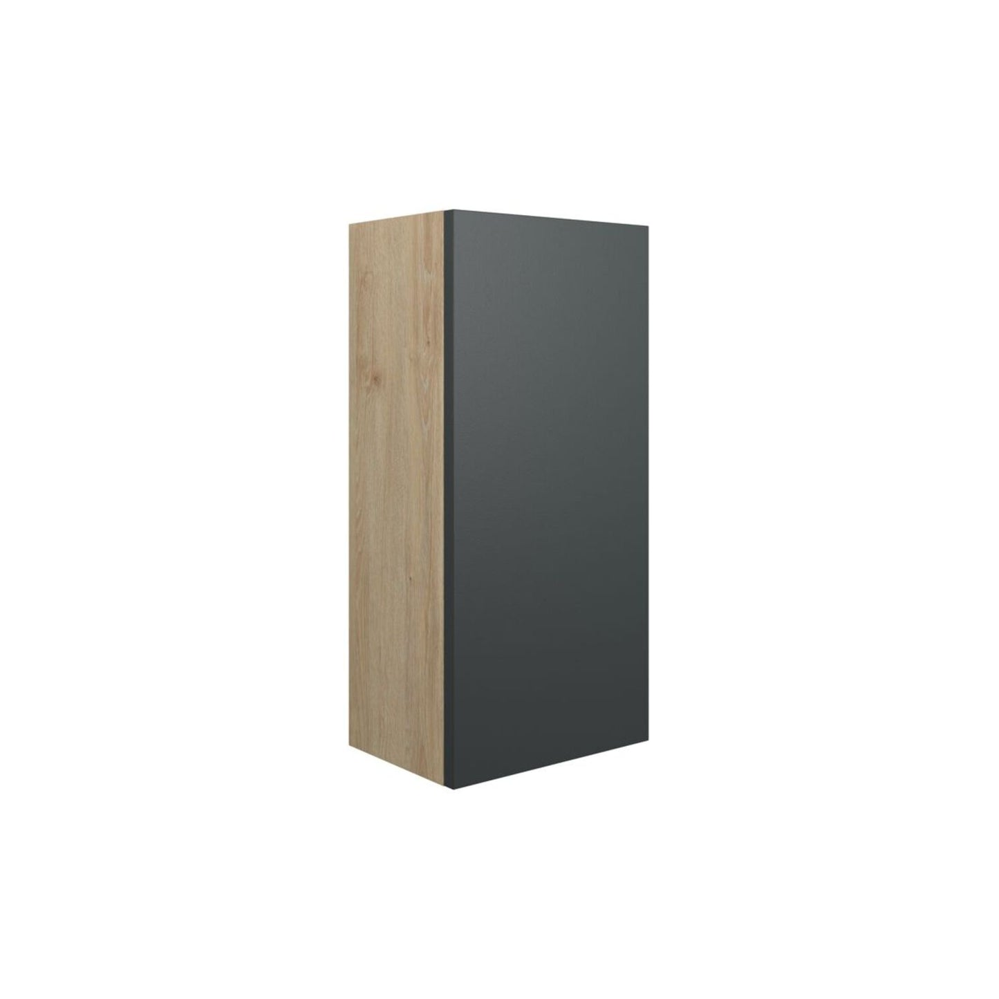 Junari 300mm Slim Base Unit - Matt Graphite Grey (Oak Cab)