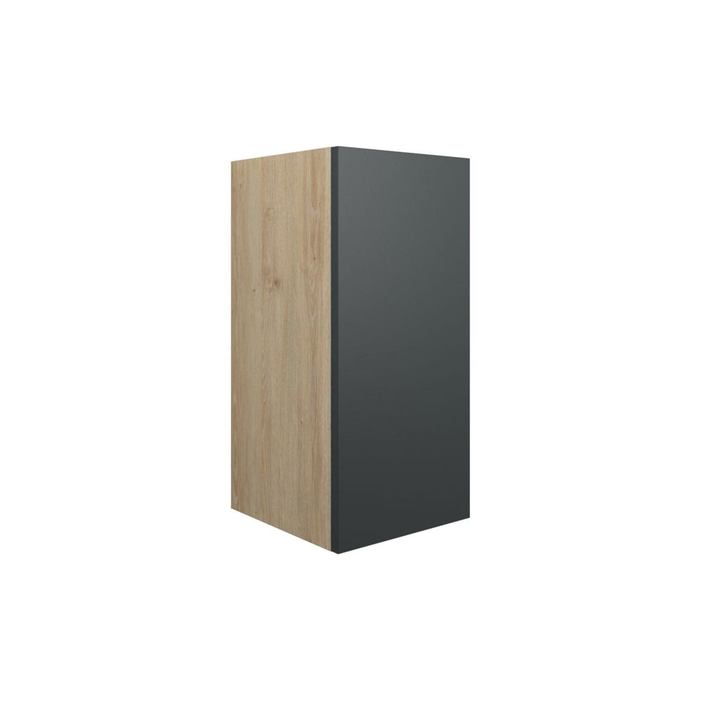 Junari 300mm Standard Base Unit - Matt Graphite Grey (Oak Cab)