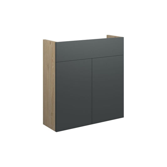 Junari 600mm Slim Basin Unit - Matt Graphite Grey (Oak Cab)