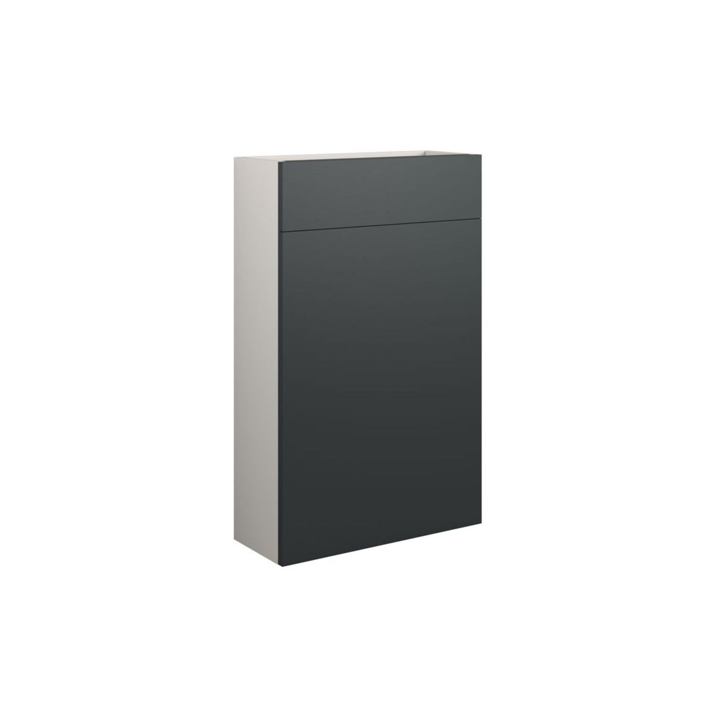 Junari 500mm Slim WC Unit - Matt Graphite Grey (Grey Cab)