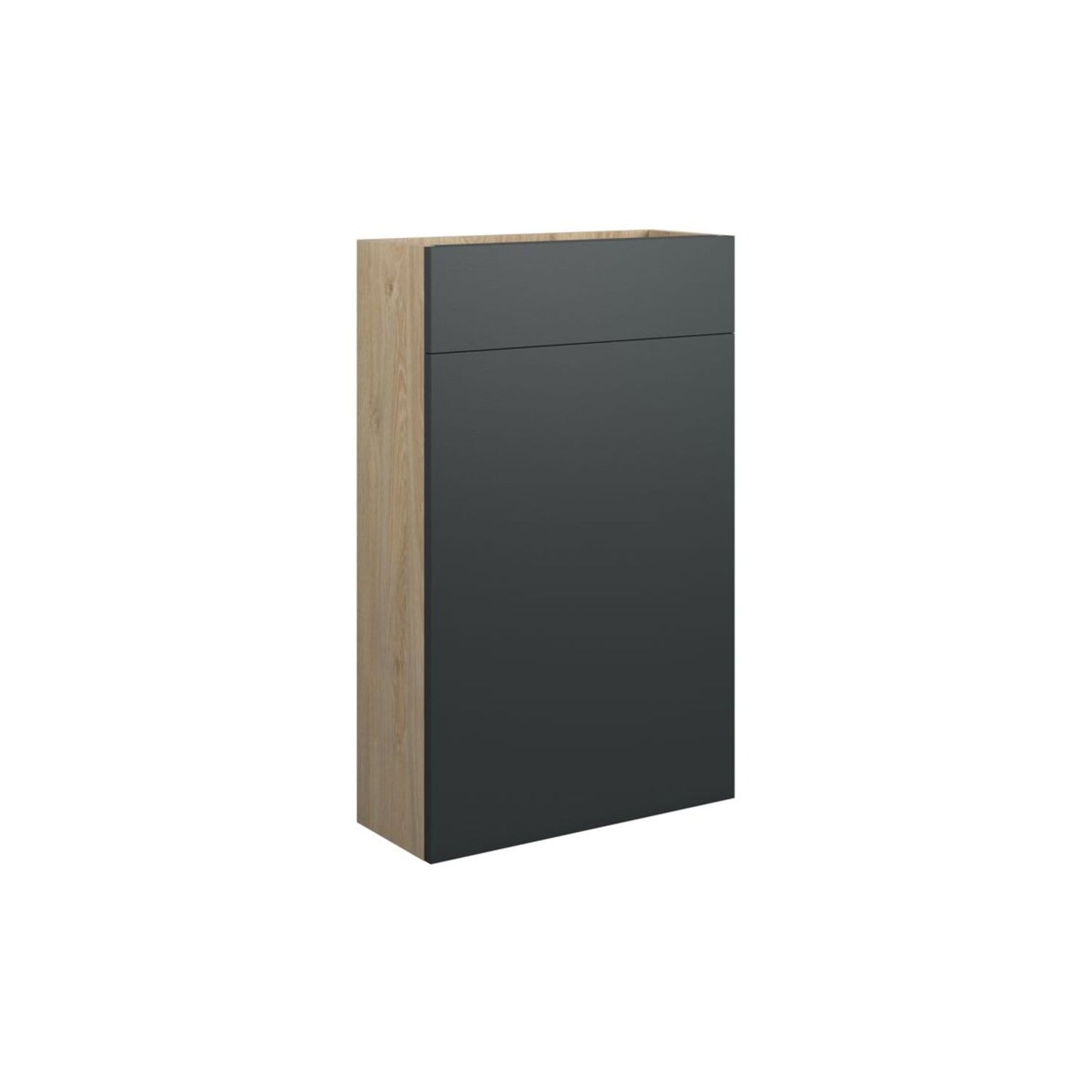 Junari 500mm Slim WC Unit - Matt Graphite Grey (Oak Cab)