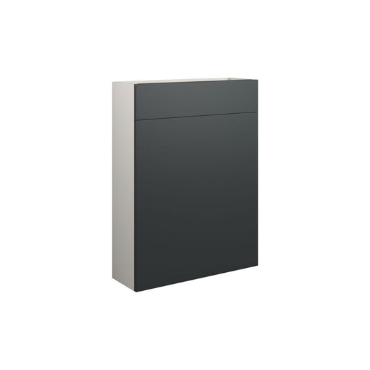 Junari 600mm Slim WC Unit - Matt Graphite Grey (Grey Cab)