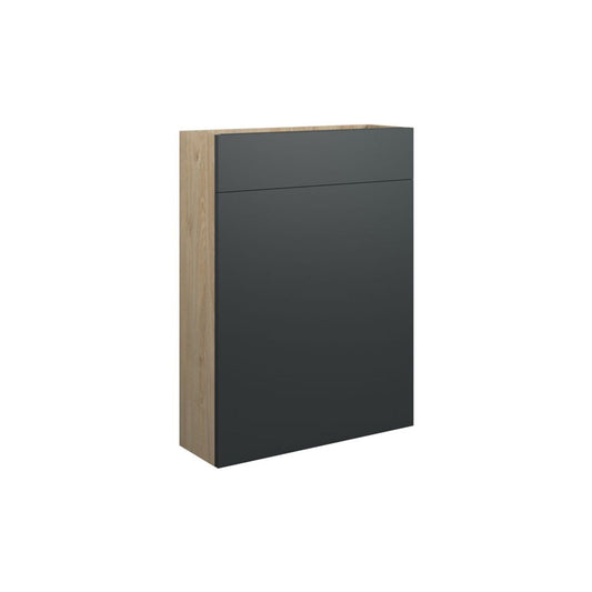 Junari 600mm Slim WC Unit - Matt Graphite Grey (Oak Cab)