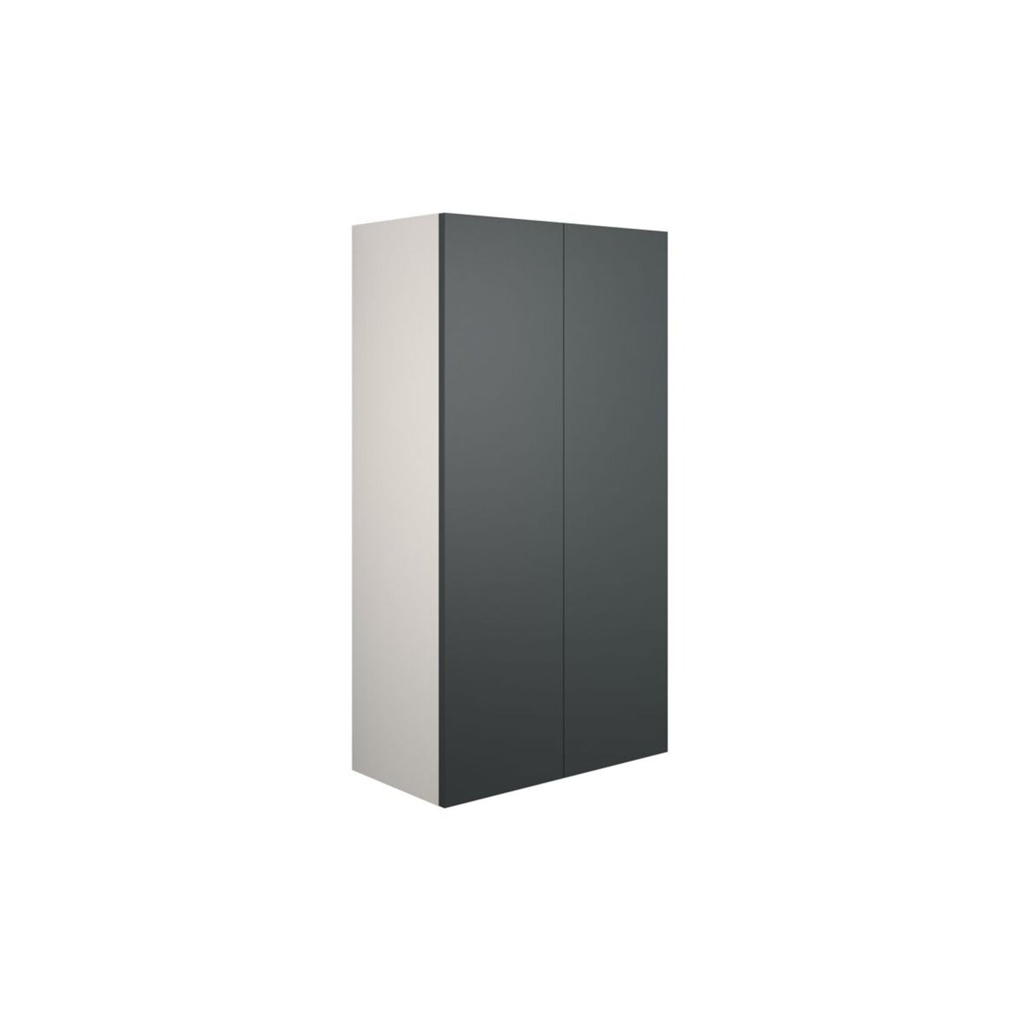 Junari 600mm Standard 2 Door Storage Unit - Matt Graphite Grey (Grey Cab)