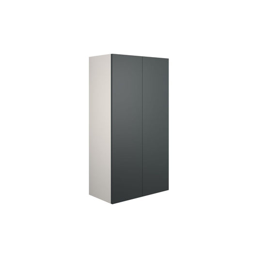 Junari 600mm Standard 2 Door Storage Unit - Matt Graphite Grey (Grey Cab)