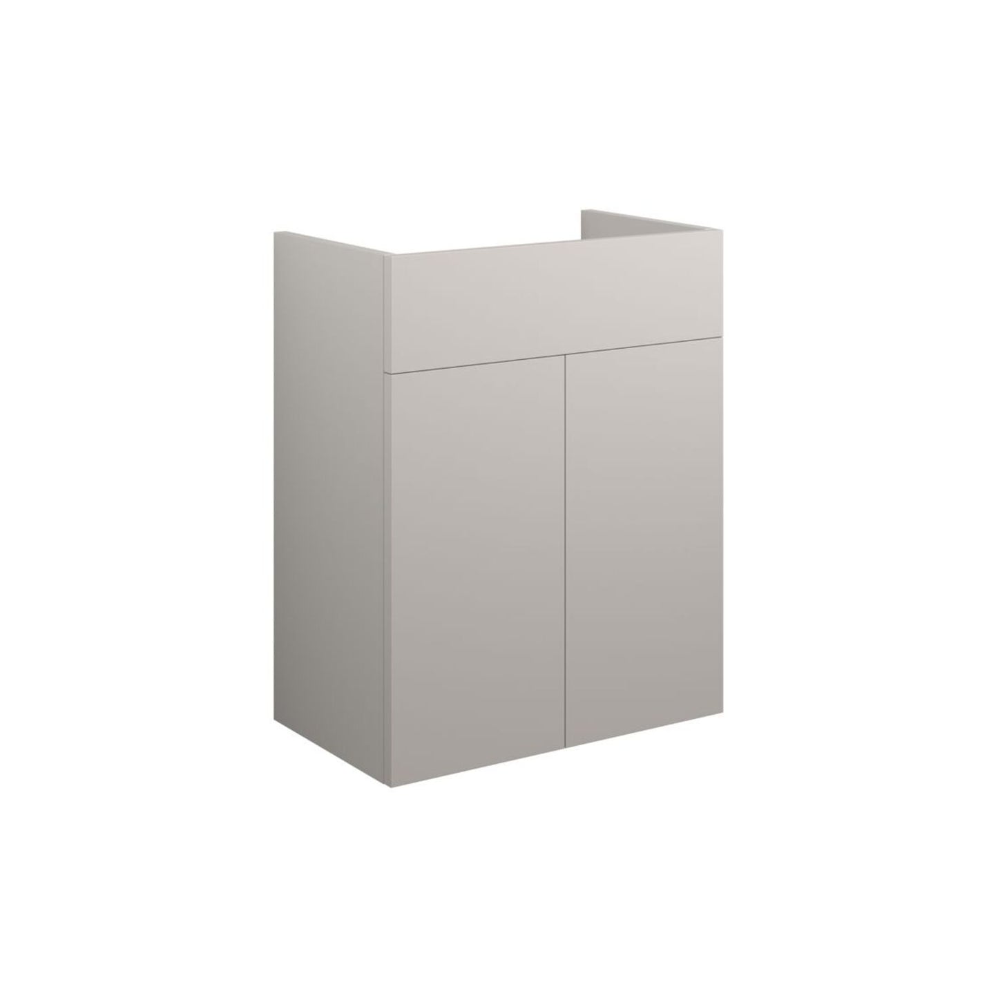Junari 500mm Standard Basin Unit - Matt Dove Grey (Grey Cab)