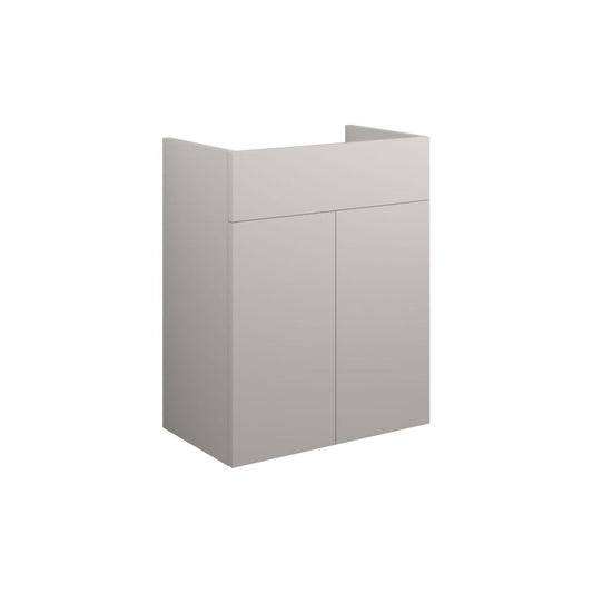 Junari 500mm Standard Basin Unit - Matt Dove Grey (Grey Cab)