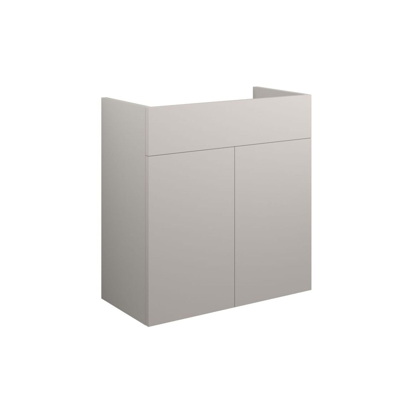 Junari 600mm Standard Basin Unit - Matt Dove Grey (Grey Cab)