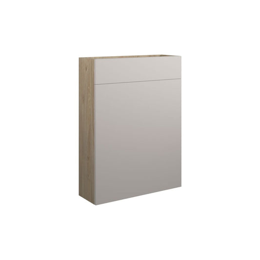 Junari 600mm Slim WC Unit - Matt Dove Grey (Oak Cab)