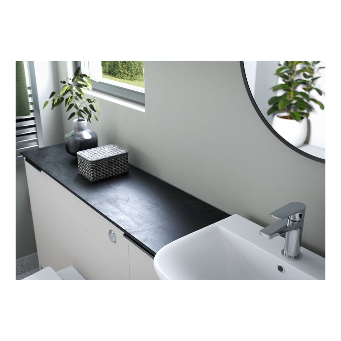 Junari Tall End Panel - Matt Dove Grey