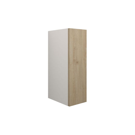 Junari 200mm Standard Toilet Roll Unit - Havana Oak (Grey Cab)