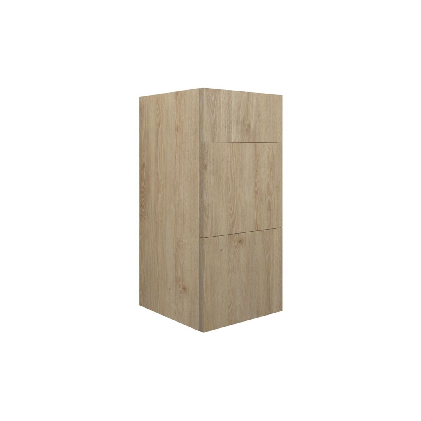 Junari 300mm Standard 3 Drawer Unit - Havana Oak (Oak Cab)