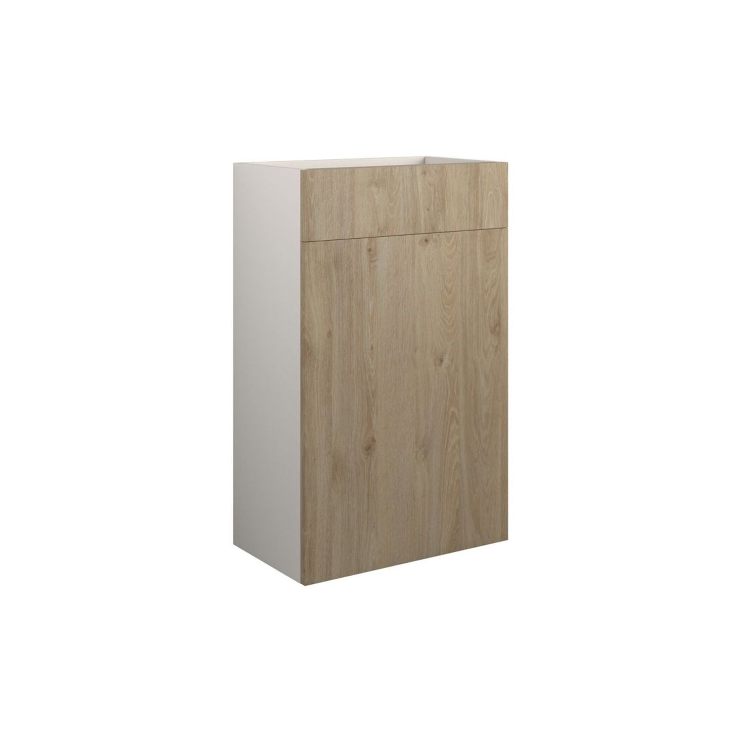 Junari 500mm Standard WC Unit - Havana Oak (Grey Cab)