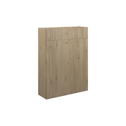 Junari 600mm Slim WC Unit - Havana Oak (Oak Cab)
