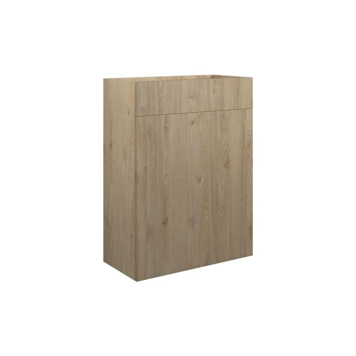 Junari 600mm Standard WC Unit - Havana Oak (Oak Cab)