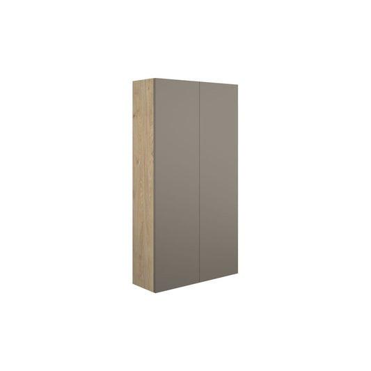 Junari 600mm Slim 2 Door Storage Unit - Matt Stone (Oak Cab)