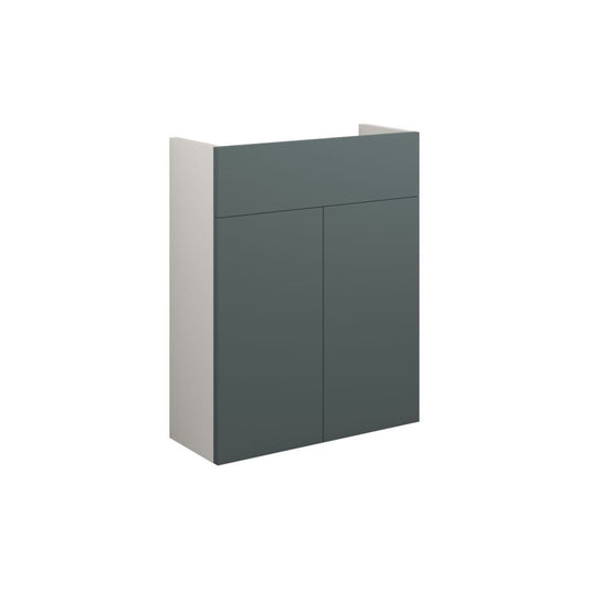 Junari 500mm Slim Basin Unit - Matt Green (Grey Cab)