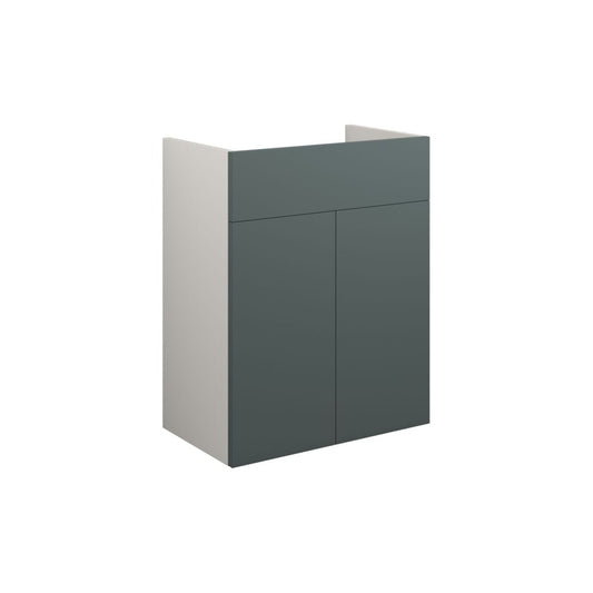 Junari 500mm Standard Basin Unit - Matt Green (Grey Cab)