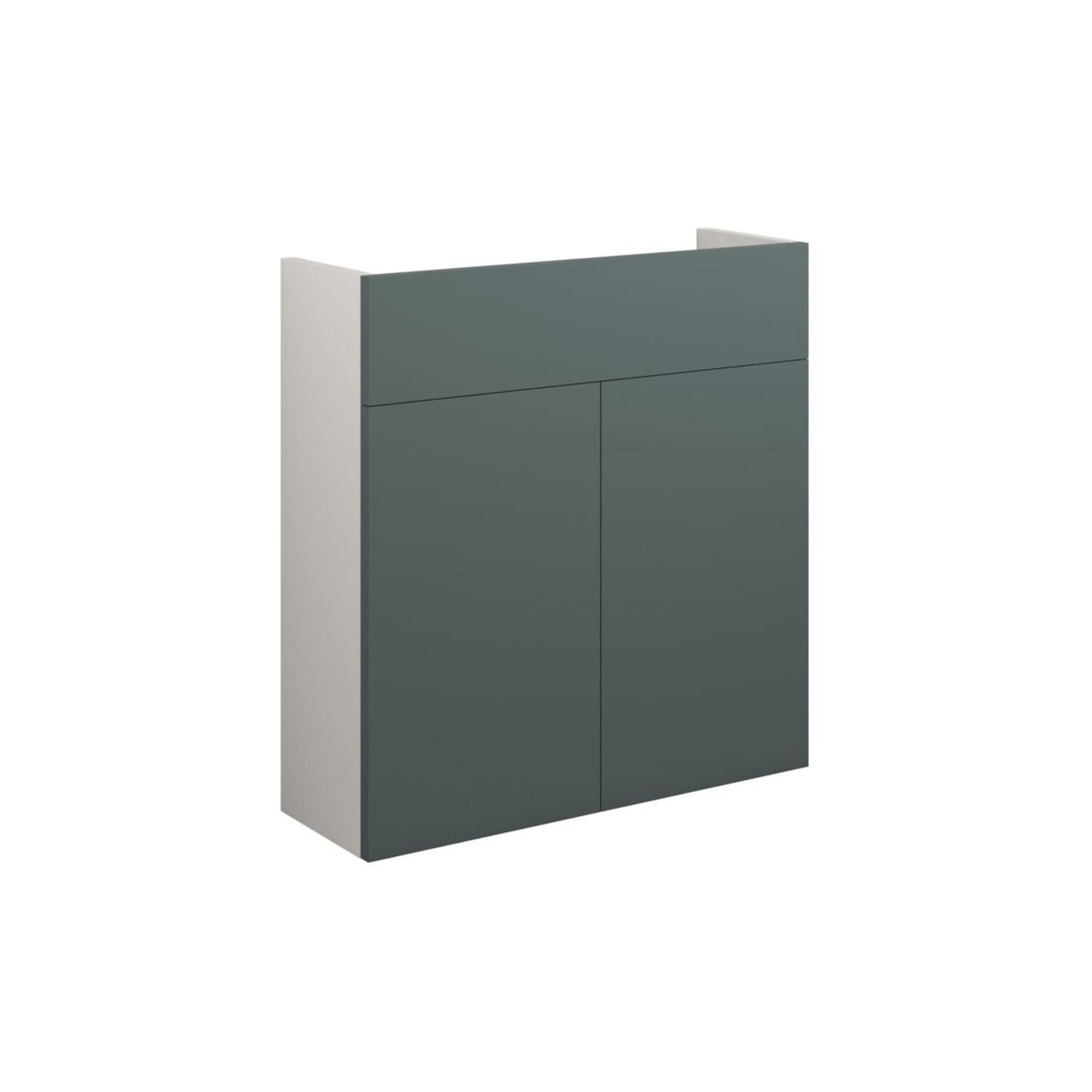 Junari 600mm Slim Basin Unit - Matt Green (Grey Cab)