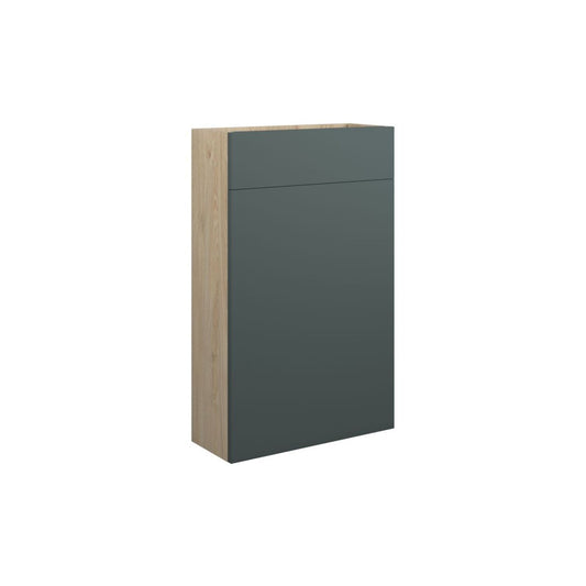 Junari 500mm Slim WC Unit - Matt Green (Oak Cab)