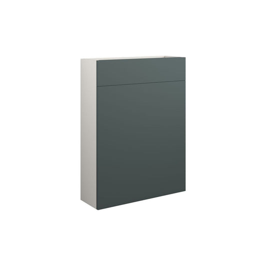 Junari 600mm Slim WC Unit - Matt Green (Grey Cab)