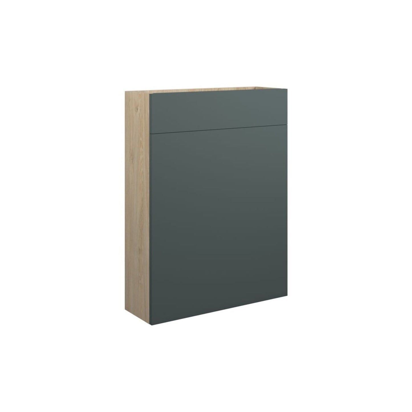 Junari 600mm Slim WC Unit - Matt Green (Oak Cab)