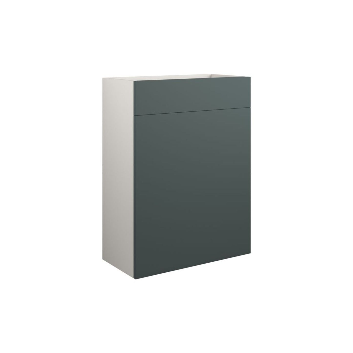 Junari 600mm Standard WC Unit - Matt Green (Grey Cab)