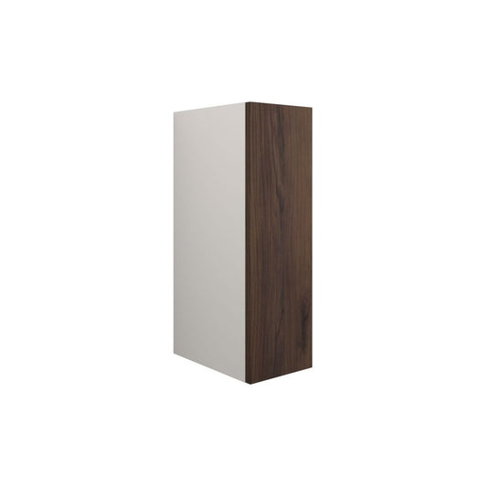 Junari 200mm Standard Toilet Roll Unit - Warm Walnut (Grey Cab)