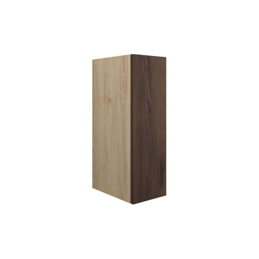 Junari 200mm Standard Toilet Roll Unit - Warm Walnut (Oak Cab)