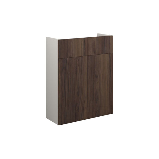 Junari 500mm Slim Basin Unit - Warm Walnut (Grey Cab)