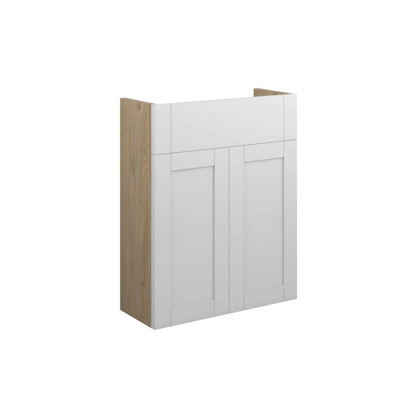 Arvela 500mm Slim Basin Unit - Matt White (Oak Cab)