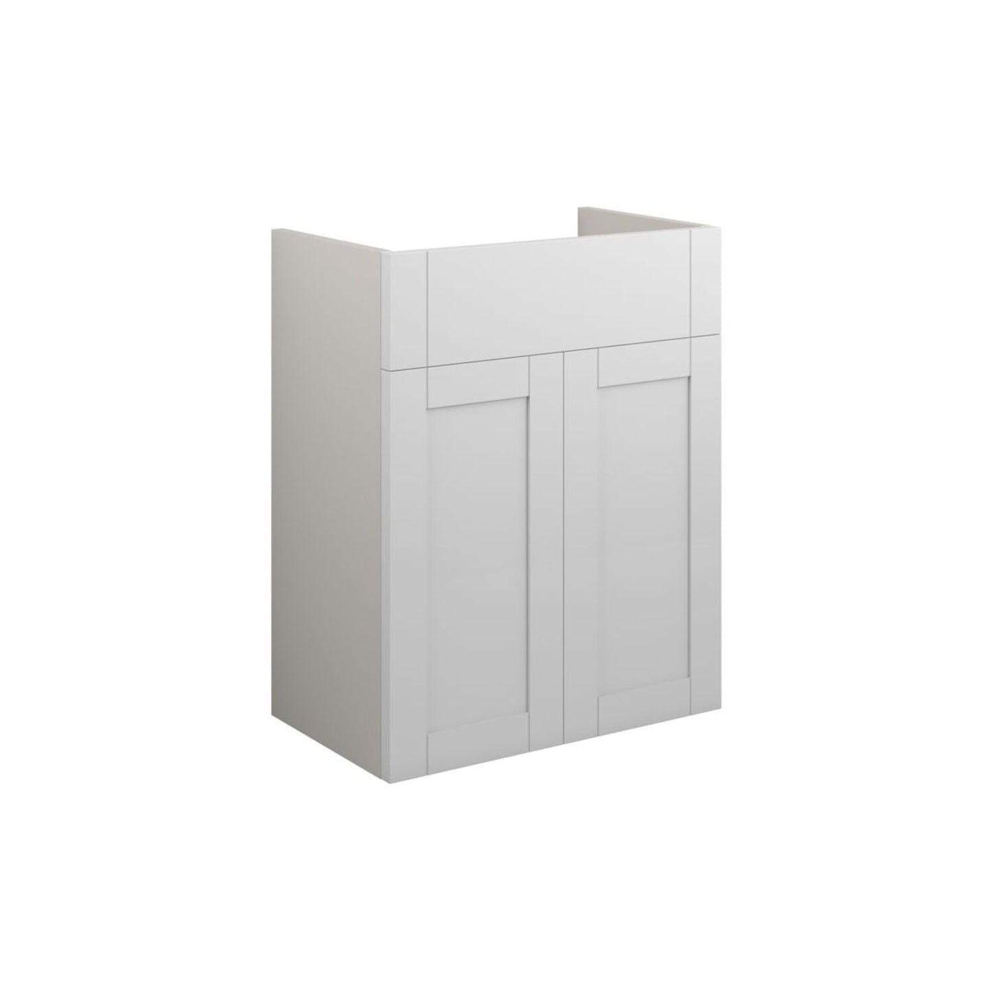 Arvela 500mm Standard Basin Unit - Matt White (Grey Cab)