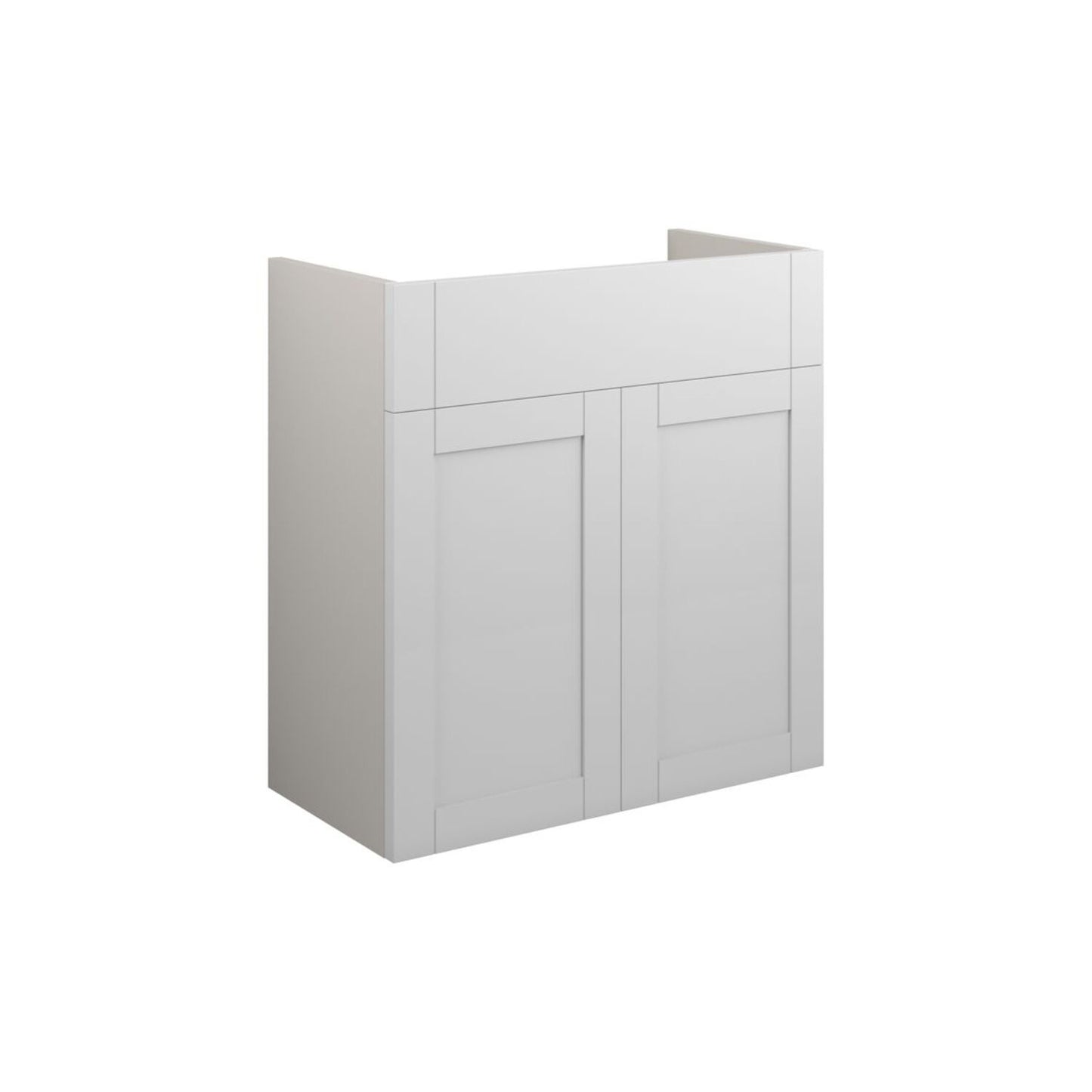 Arvela 600mm Standard Basin Unit - Matt White (Grey Cab)