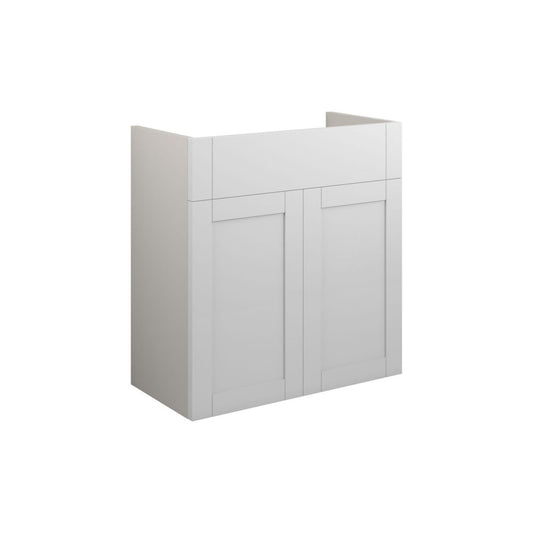 Arvela 600mm Standard Basin Unit - Matt White (Grey Cab)