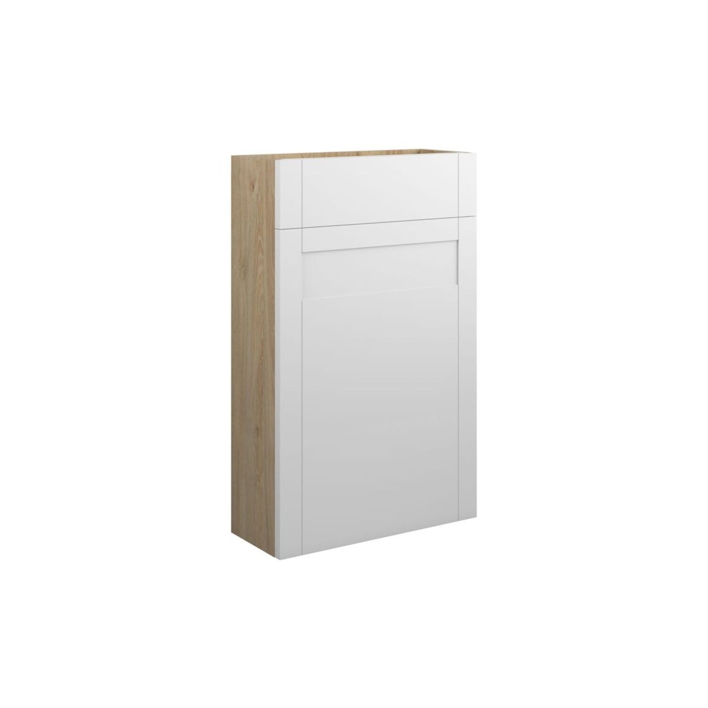Arvela 500mm Slim WC Unit - Matt White (Oak Cab)
