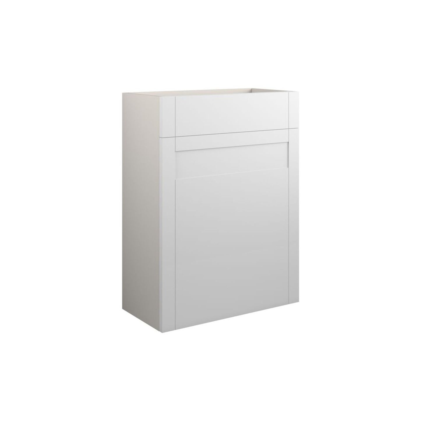 Arvela 600mm Standard WC Unit - Matt White (Grey Cab)