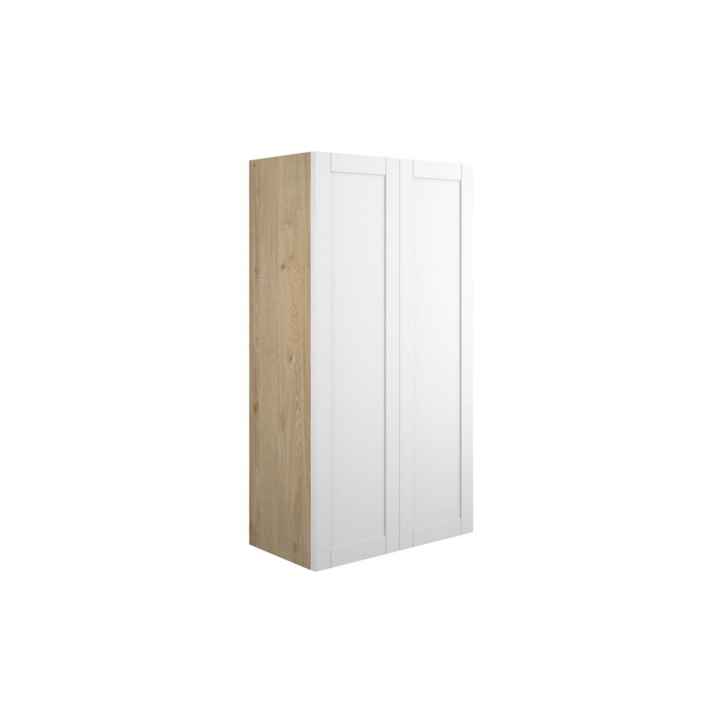 Arvela 600mm Standard 2 Door Storage Unit - Matt White (Oak Cab)